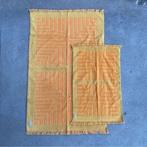 Vintage Geometric Yves Saint Laurent YSL by FieldCrest Towels